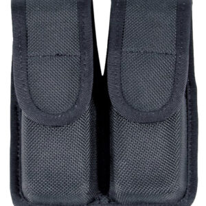 Blackhawk Double Mag Pouch — Black Cordura, Fits 9mm/40/45