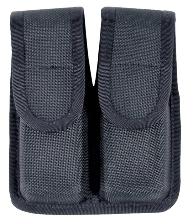 Blackhawk Double Mag Pouch — Black Cordura, Fits 9mm/40/45