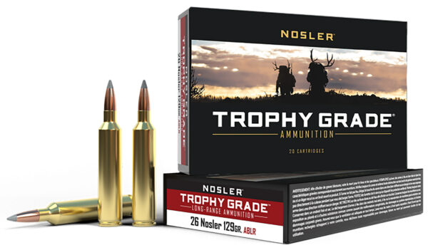 Nosler Trophy Grade Long-Range 26 Nosler 129gr AccuBond-LR – 20rd