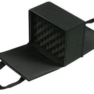 Bulldog BD522 Hard-Sided Pistol Case – Black Nylon, Holds 4