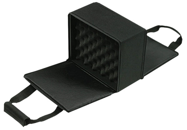 91822 Bulldog BD522 Hard-Sided Pistol Case – Black Nylon, Holds 4