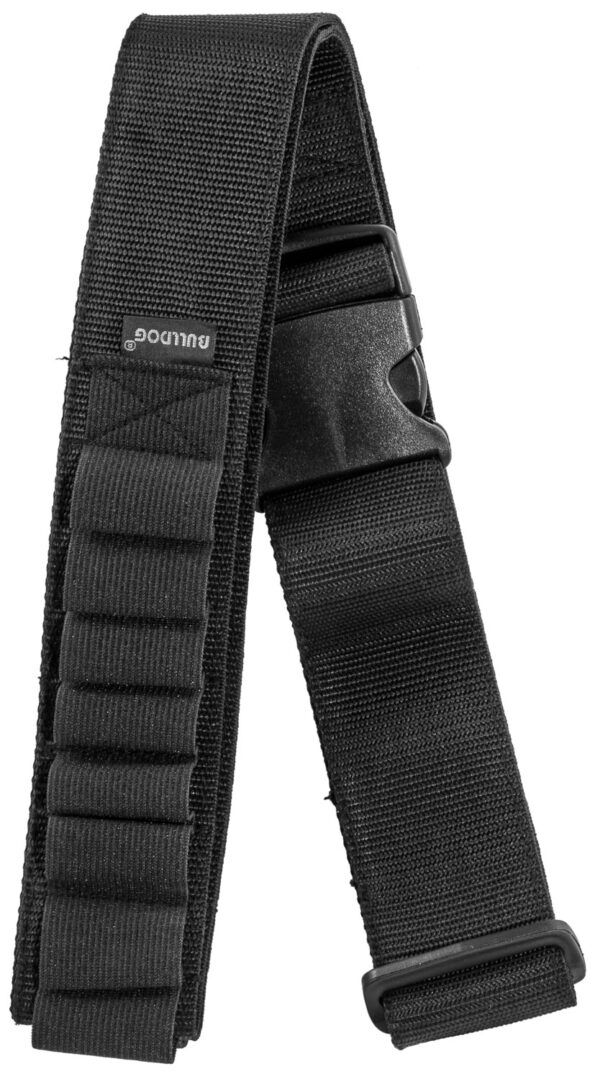 Bulldog Cases Adjustable Shotgun Shell Belt, Black Nylon, 20