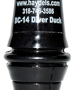 Haydels DC14 Diver Duck Open Call, Black Acrylic