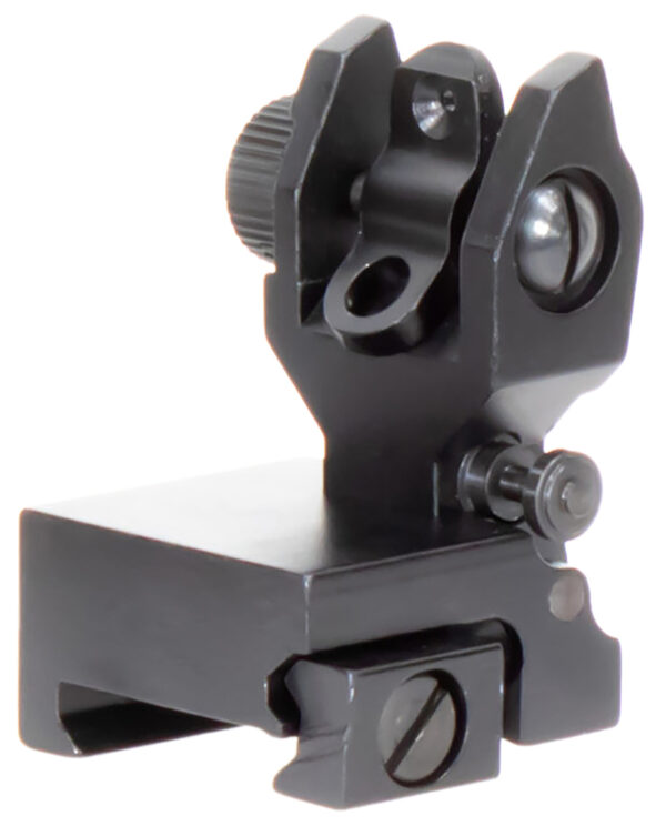 Aim Sports MT201 Low Profile Rear Flip Up Sight Black