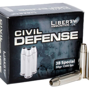 Liberty Civil Defense .38 Special 50 gr HP 20rd