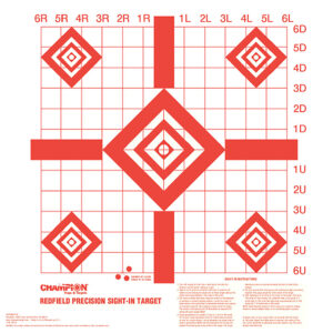 Champion Redfield Precision Sight-In Target 16″ x 16″ 100pk
