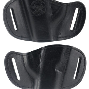 Bulldog Molded Leather Belt Slide Holster RH Black – Small/Mini