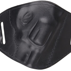 Bulldog MLBRS Molded  OWB Black Leather Belt Slide Fits S&W J Frame Fits 2-4″ Barrel Right Hand
