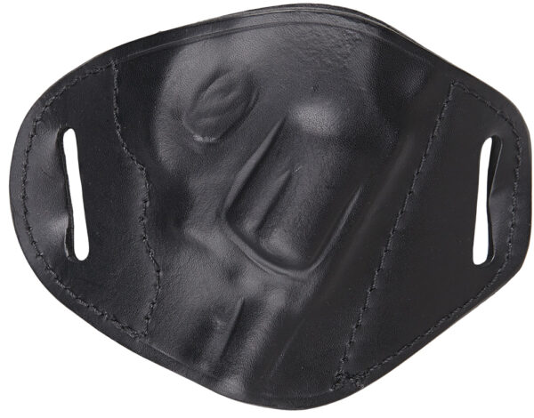 94512 Bulldog MLBRS Molded OWB Black Leather Belt Slide Fits S&W J Frame Fits 2-4″ Barrel Right Hand