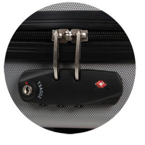 Bulldog BD580 Pistol Case w/ TSA Lock, Grey, Holds 4