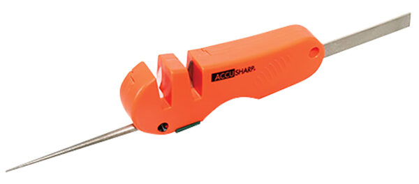 Accusharp 028C 4-in-1 Handheld Sharpener, Orange