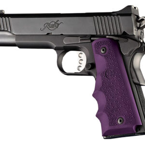 Hogue OverMolded Grip Purple Rubber for 1911 Government