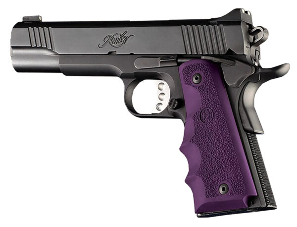 95301 Hogue OverMolded Grip Purple Rubber for 1911 Government