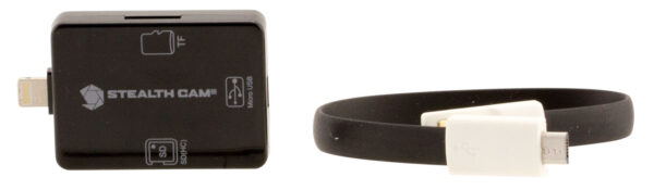9574 Stealth Cam SD Card Reader for iOS — Black