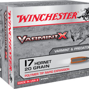 Winchester Varmint X .17 Hornet 20 gr Polymer Tip 20rd