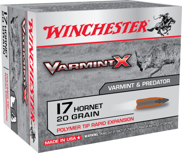 Winchester Varmint X .17 Hornet 20 gr Polymer Tip 20rd
