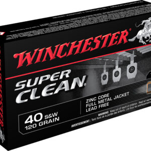 Winchester Super Clean 40 S&W 120gr LF Target, 50rd