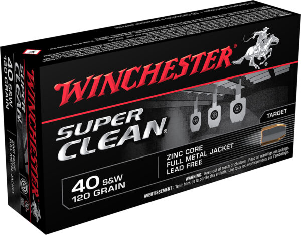 9619 Winchester Super Clean 40 S&W 120gr LF Target, 50rd