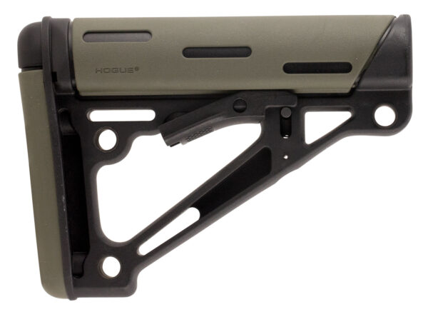 97647 Hogue OverMolded Collapsible Buttstock OD Green