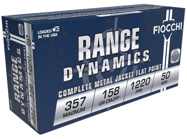 Fiocchi .357 Magnum 158gr CMJFP — 50rd Box