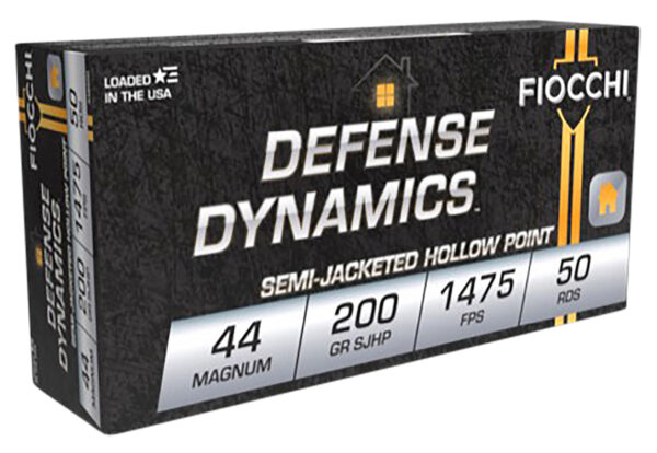 Fiocchi .44 Magnum 200gr SJHP 50rd Box