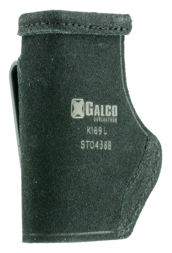 98480 Galco STO436B Stow-N-Go IWB Black Leather Belt Clip Fits Ruger LCP/Diamondback DB Right Hand
