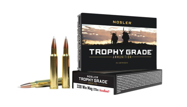 Nosler AccuBond .338 Win Mag 225 gr, 20rd Box