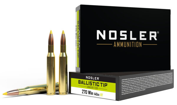 98593 Nosler Ballistic Tip 270 Win 140gr – 20rd