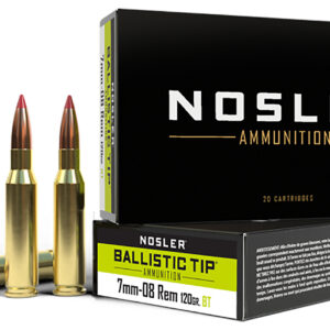 Nosler Ballistic Tip 7mm-08 Rem 120gr 20rd Box