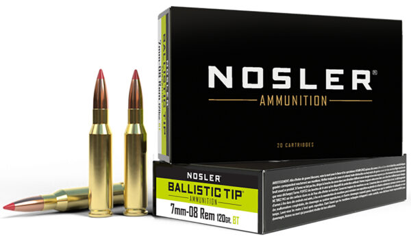 Nosler Ballistic Tip 7mm-08 Rem 120gr 20rd Box