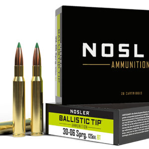 Nosler Ballistic Tip 30-06 Springfield 125 gr – 20rd Box
