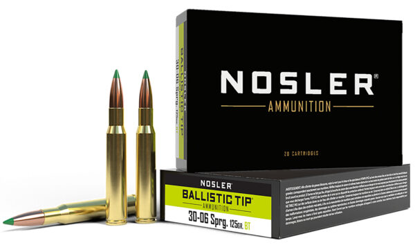 Nosler Ballistic Tip 30-06 Springfield 125 gr – 20rd Box