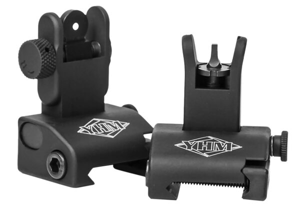 98757 Yankee Hill 5040 Q.D.S. Sight Set Black Hardcoat Anodized AR Platform