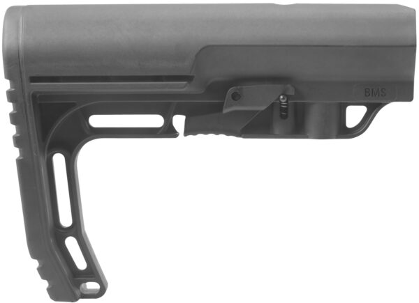99031 Mission First Tactical BMS Battlelink Minimalist Stock Collapsible Black Synthetic for AR-15, M16, M4 with Commercial Tubes (Tube Not Included)