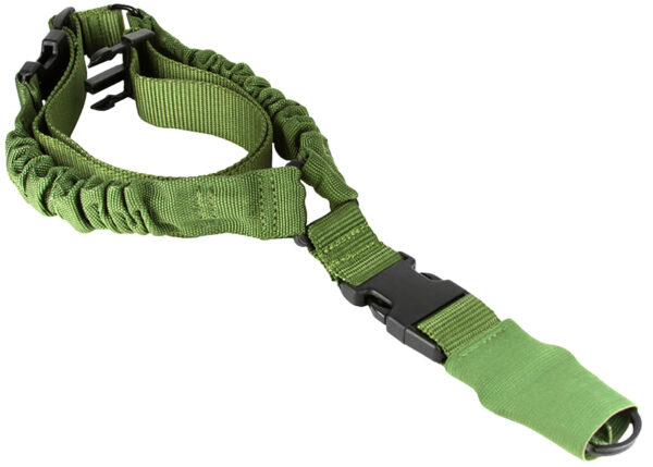 99907 Aim Sports AOPS01G One-Point Bungee Sling, Green, 26in