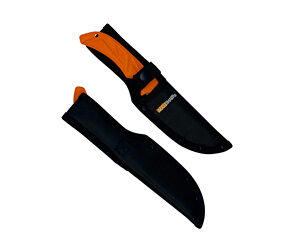 AccuSharp Butcher Knife 4 in – 420 Stainless, Orange Handle