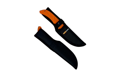AccuSharp Butcher Knife 4 in – 420 Stainless, Orange Handle