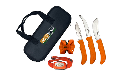 AccuSharp 6-Piece Processing Kit with Sharpener & Headlamp