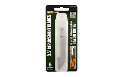 ACC742C_1 AccuSharp 742C 3.5″ Stainless Steel Replacement Blades (6 pk)