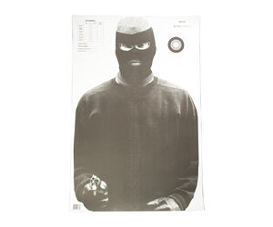 Action Target Vital Anatomy Targets, Black 100 Pack