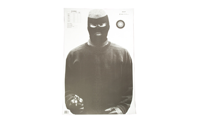 ACTANT-4V2-100_1 Action Target Vital Anatomy Targets, Black 100 Pack