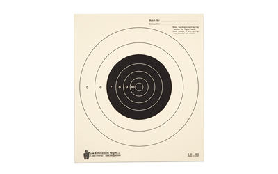 ACTB-16-100_1 Action Target Bulls-Eye Paper Targets 100 Pack
