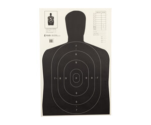 Action Target B27E Silhouette Paper Targets 23×35 in 100/Box