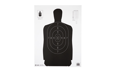Action Target B34 Black Paper Targets, 100 Pack