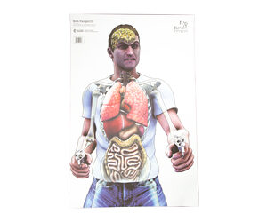 Action Target Bag of Bones Paper Targets, 100-Pack