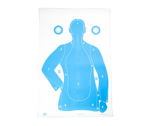Action Target B-21E Silhouette/Vitals Targets 23 x 35 in 100/Box