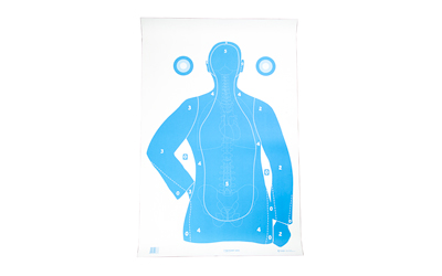 Action Target B-21E Silhouette/Vitals Targets 23 x 35 in 100/Box