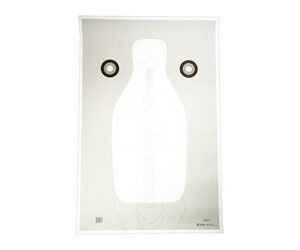 Action Target FBI Vital Anatomy Paper Targets – 100 Pack