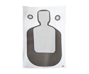 Action Target TQ-19 Silhouette/Vitals Paper Targets 23″ x 35″ 100/Box