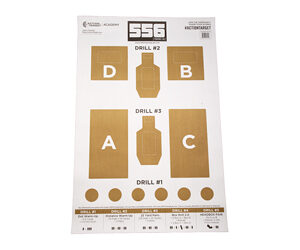 Action Target 556 Training Lab Target — 100 Pack